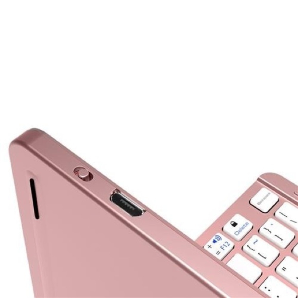 F88 Foldable Wireless Bluetooth Keyboard Gold iOS Android Windows - Picture 5 of 11